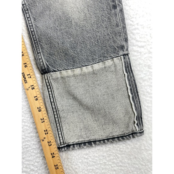 Rag & Bone Women's 25 Maya‎ High Rise Ankle Straight Crop Jeans Black Wash - Picture 4 of 11